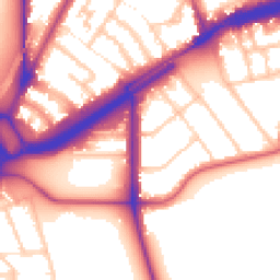 Daytime road noise heatmap for E11 2QQ