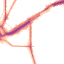 Night-time road noise heatmap for E11 2QQ