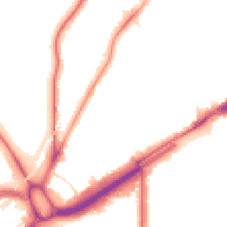 Night-time road noise heatmap for E11 2RE