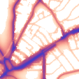 Daytime road noise heatmap for E11 2RF