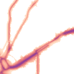 Night-time road noise heatmap for E11 2RG