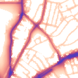 Daytime road noise heatmap for E11 2SS