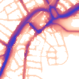 Daytime road noise heatmap for E11 3AD