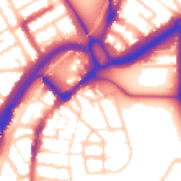 Daytime road noise heatmap for E11 3AP