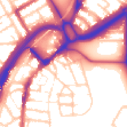 Daytime road noise heatmap for E11 3AR