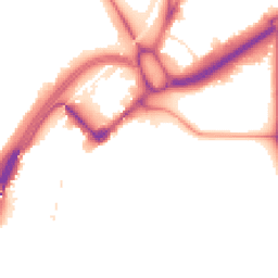 Night-time road noise heatmap for E11 3AR
