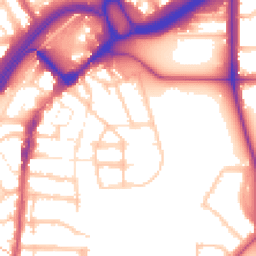 Daytime road noise heatmap for E11 3BL