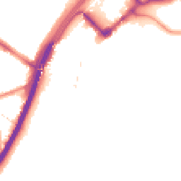 Night-time road noise heatmap for E11 3DQ