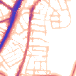 Daytime road noise heatmap for E11 3DR