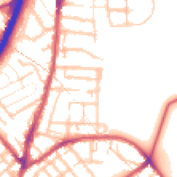 Daytime road noise heatmap for E11 3EF