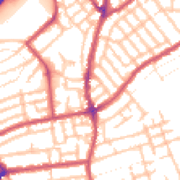 Daytime road noise heatmap for E11 3HU