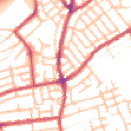 Daytime road noise heatmap for E11 3JD