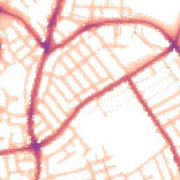 Daytime road noise heatmap for E11 3LG
