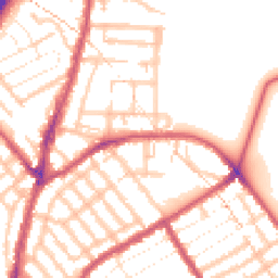 Daytime road noise heatmap for E11 3PX