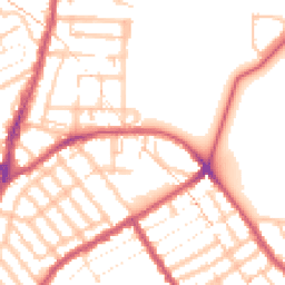 Daytime road noise heatmap for E11 3PY