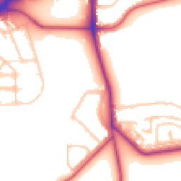 Daytime road noise heatmap for E11 3QN