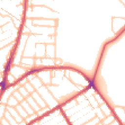 Daytime road noise heatmap for E11 3QQ