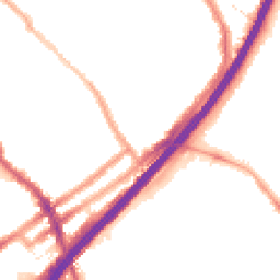 Night-time road noise heatmap for E11 4DN