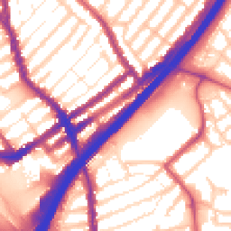 Daytime road noise heatmap for E11 4EQ