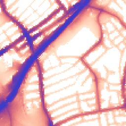 Daytime road noise heatmap for E11 4ET