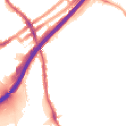 Night-time road noise heatmap for E11 4EX