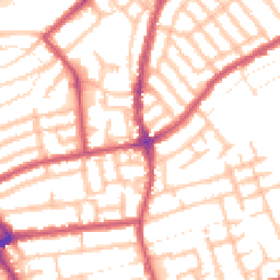 Daytime road noise heatmap for E11 4GP