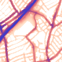 Daytime road noise heatmap for E11 4GZ