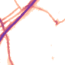 Night-time road noise heatmap for E11 4JF