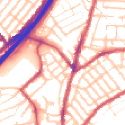 Daytime road noise heatmap for E11 4LR