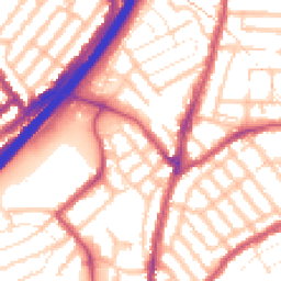 Daytime road noise heatmap for E11 4LU