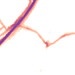 Night-time road noise heatmap for E11 4LU