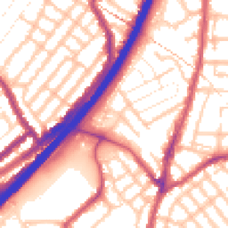 Daytime road noise heatmap for E11 4PF
