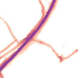 Night-time road noise heatmap for E11 4QE