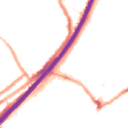 Night-time road noise heatmap for E11 4QF