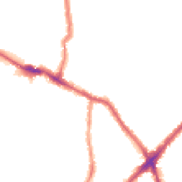 Night-time road noise heatmap for E13 0AB