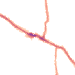 Night-time road noise heatmap for E13 0AH