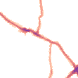 Night-time road noise heatmap for E13 0AJ