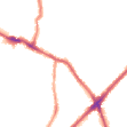 Night-time road noise heatmap for E13 0AP