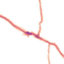 Night-time road noise heatmap for E13 0BA