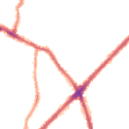 Night-time road noise heatmap for E13 0BF