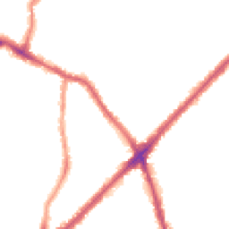 Night-time road noise heatmap for E13 0BG