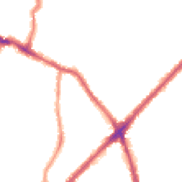 Night-time road noise heatmap for E13 0BP