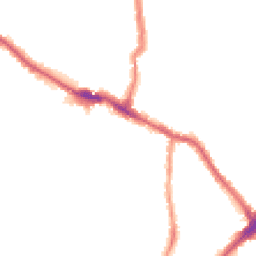 Night-time road noise heatmap for E13 0BT