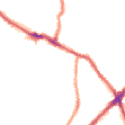 Night-time road noise heatmap for E13 0BU