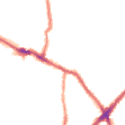Night-time road noise heatmap for E13 0BW