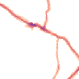 Night-time road noise heatmap for E13 0BX