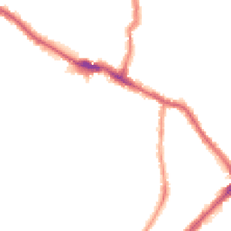 Night-time road noise heatmap for E13 0BY