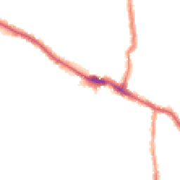 Night-time road noise heatmap for E13 0DJ