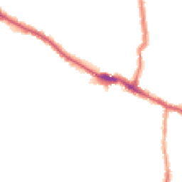 Night-time road noise heatmap for E13 0DN
