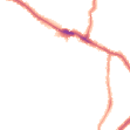 Night-time road noise heatmap for E13 0DQ